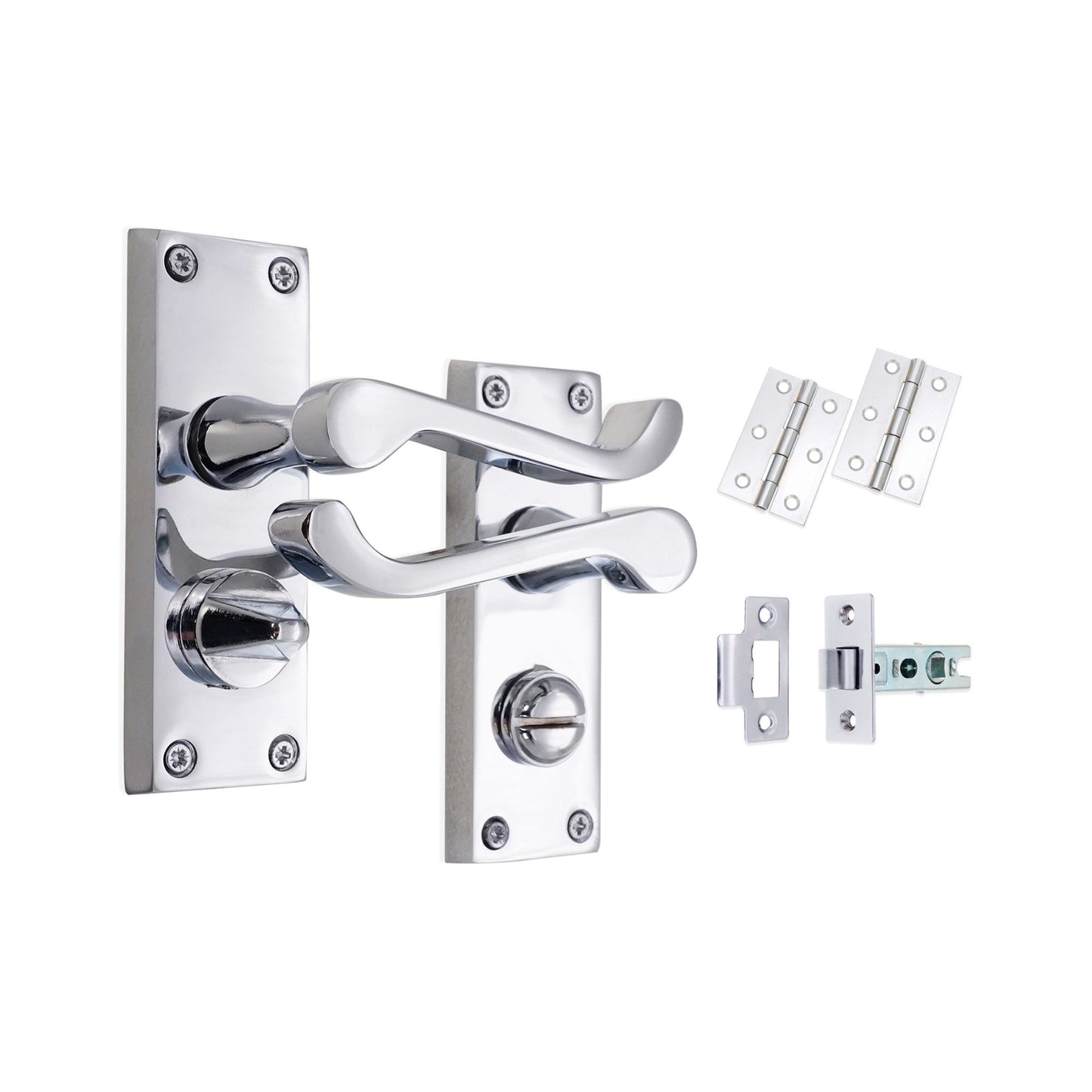Lever on Backplate Latch Pack Home Decor