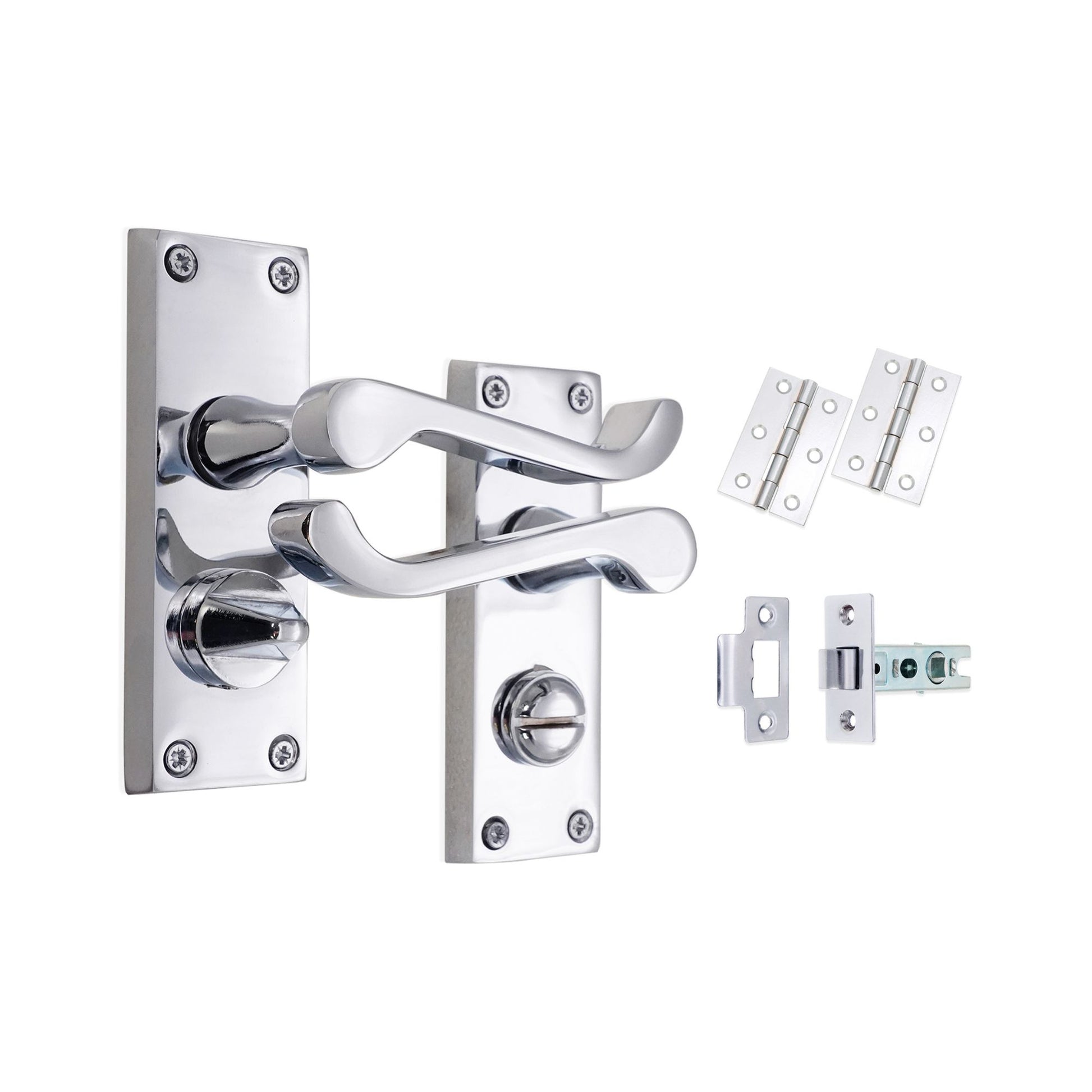 Lever on Backplate Latch Pack Home Decor