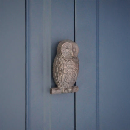 Aged Bronze Owl Door Knocker Home Decor