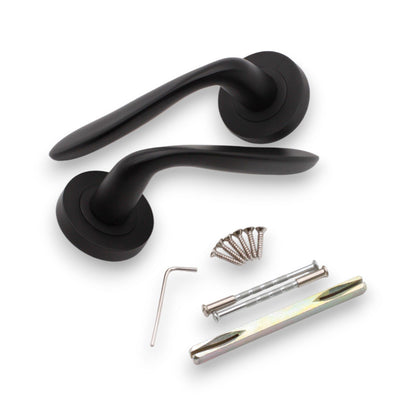 Lever on Rose Door Handle Home Decor
