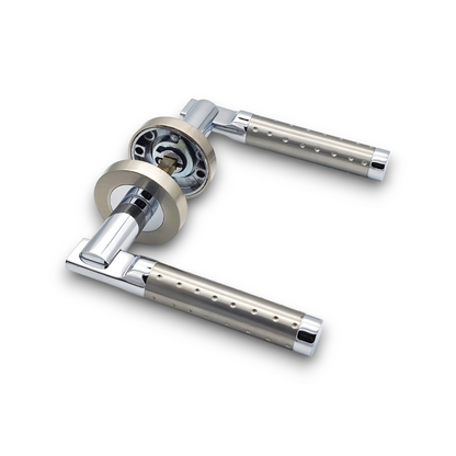 Lexis Lever on Rose Dual Tone Latch Pack