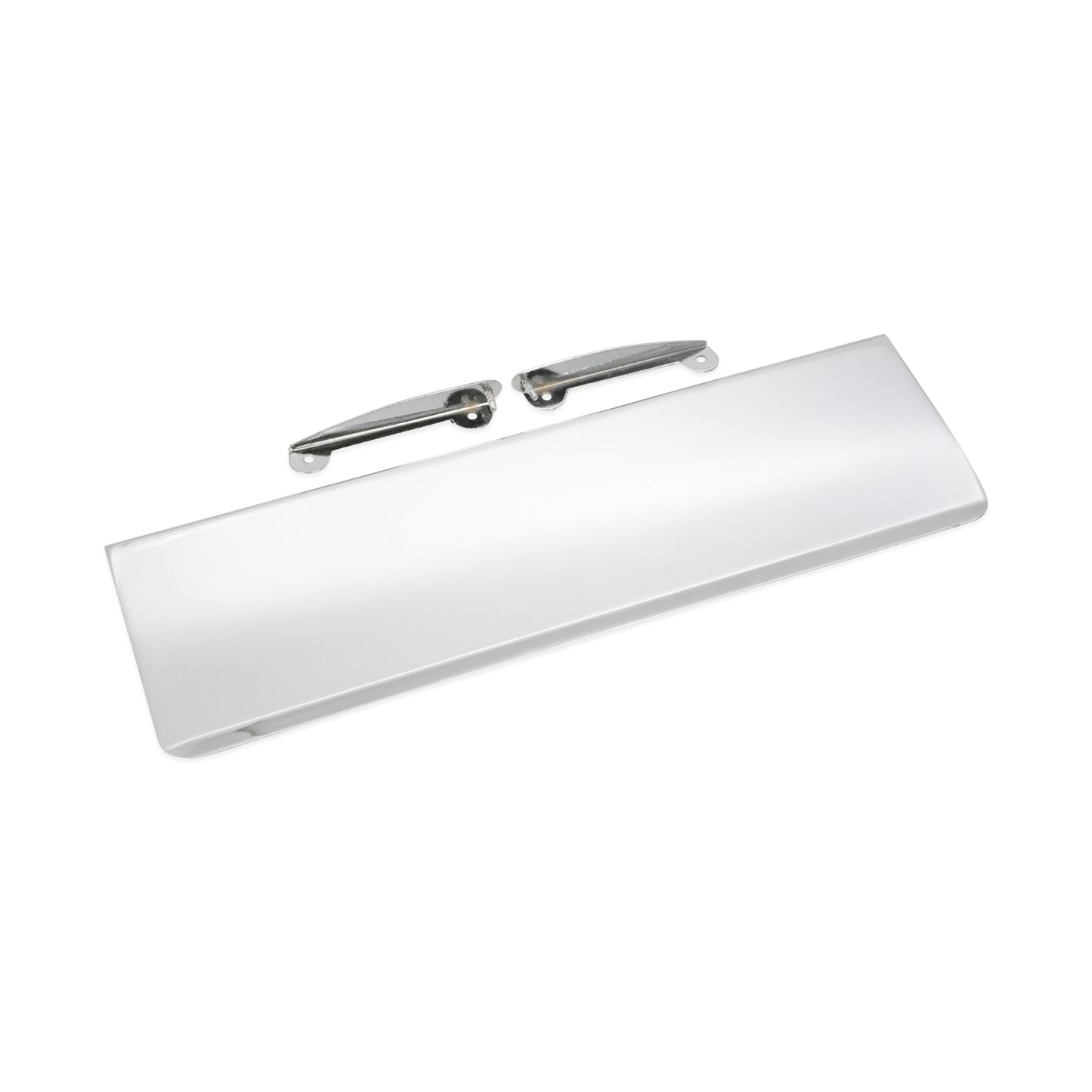 Tidy Flap Letter Plate Cover Polished Chrome Home Decor