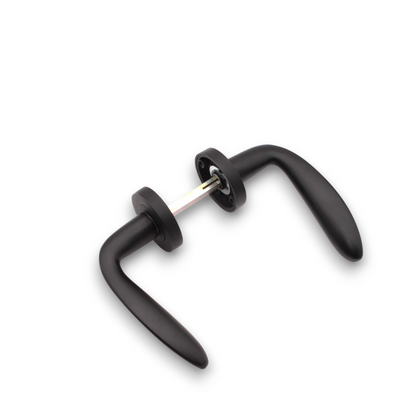 Matt Black Lever on Rose Home Decor 