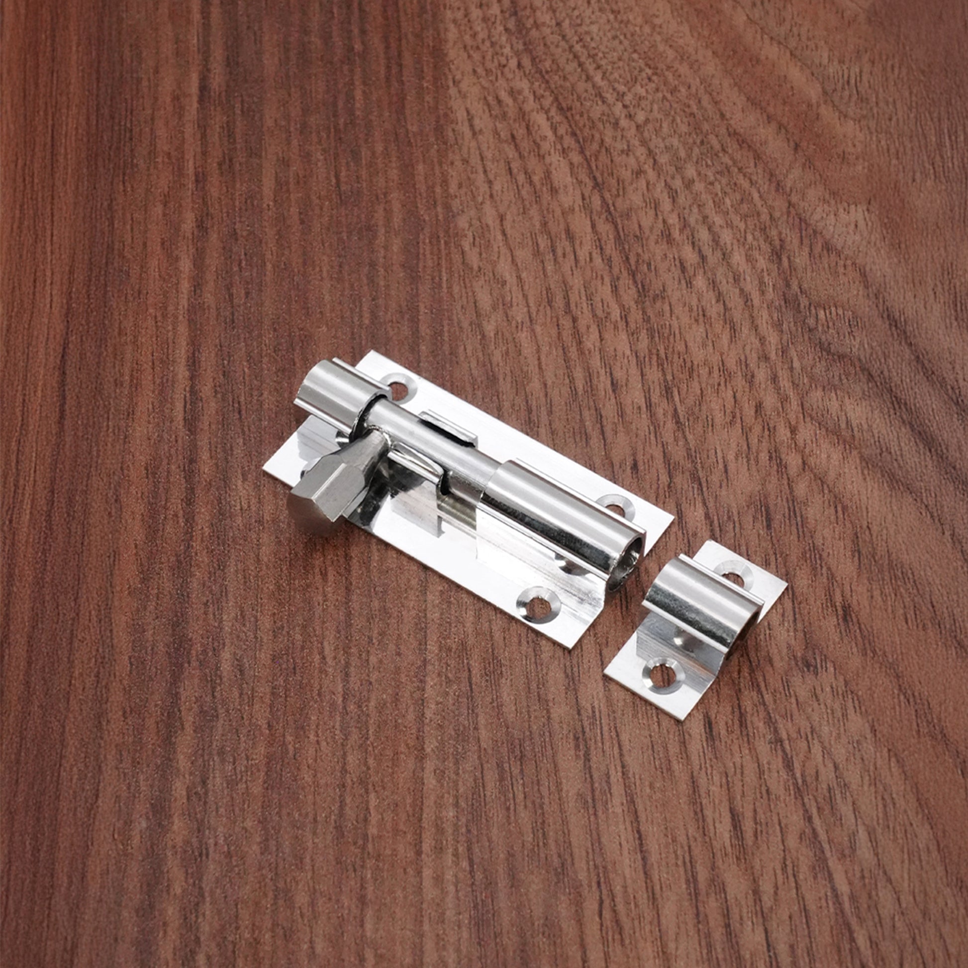Polished Chrome Brass Barrel Bolt Home Decor