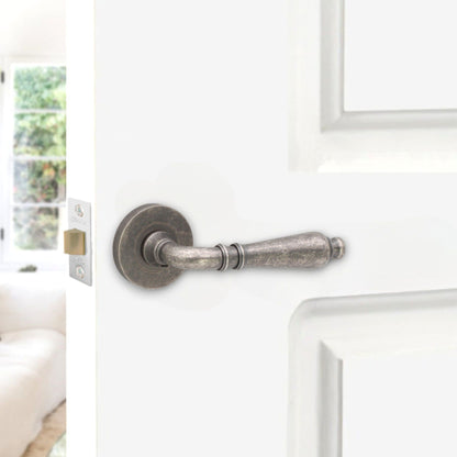 Lever on Rose Door Handle Home Decor
