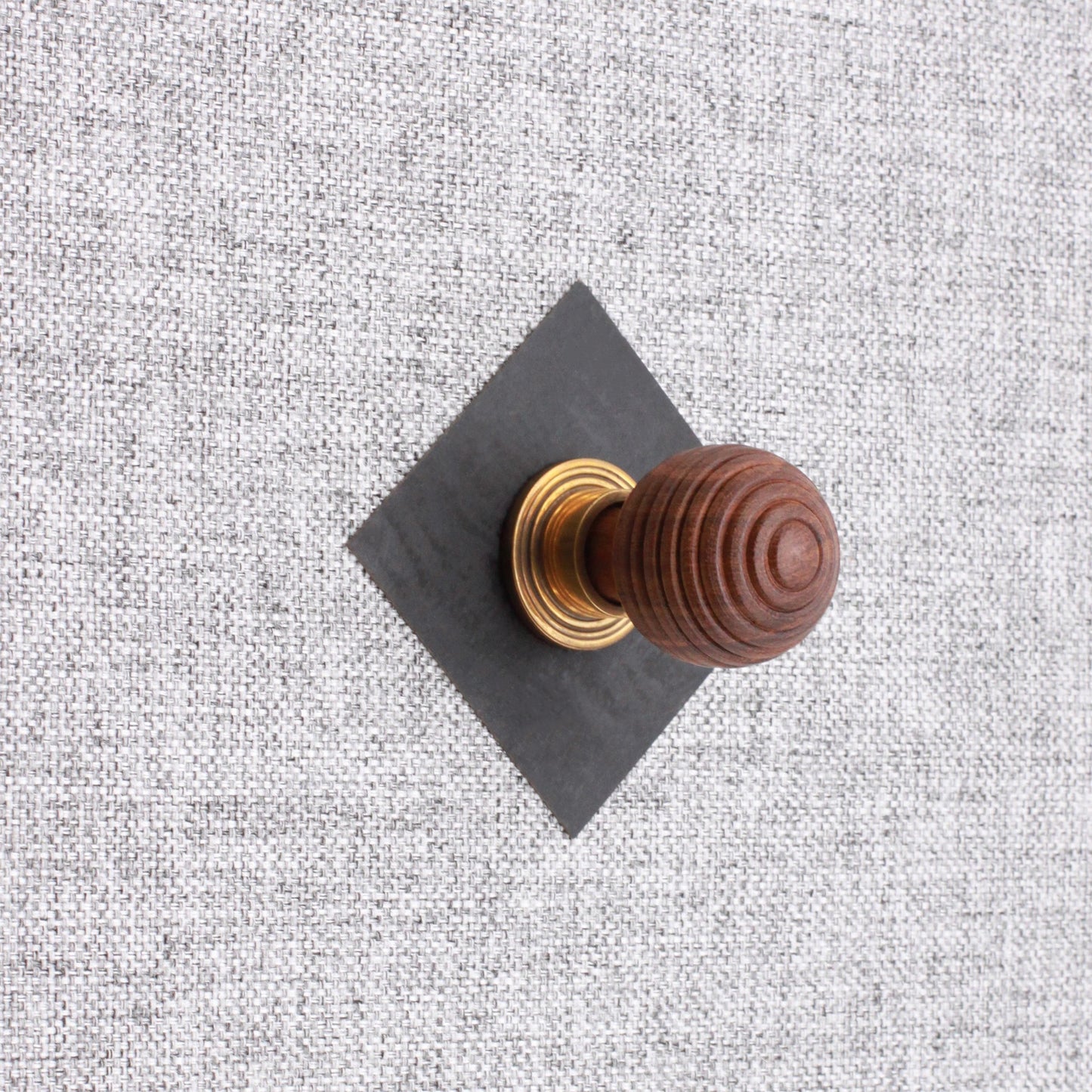 Rosewood Preston Small Cupboard Knob Aged Brass