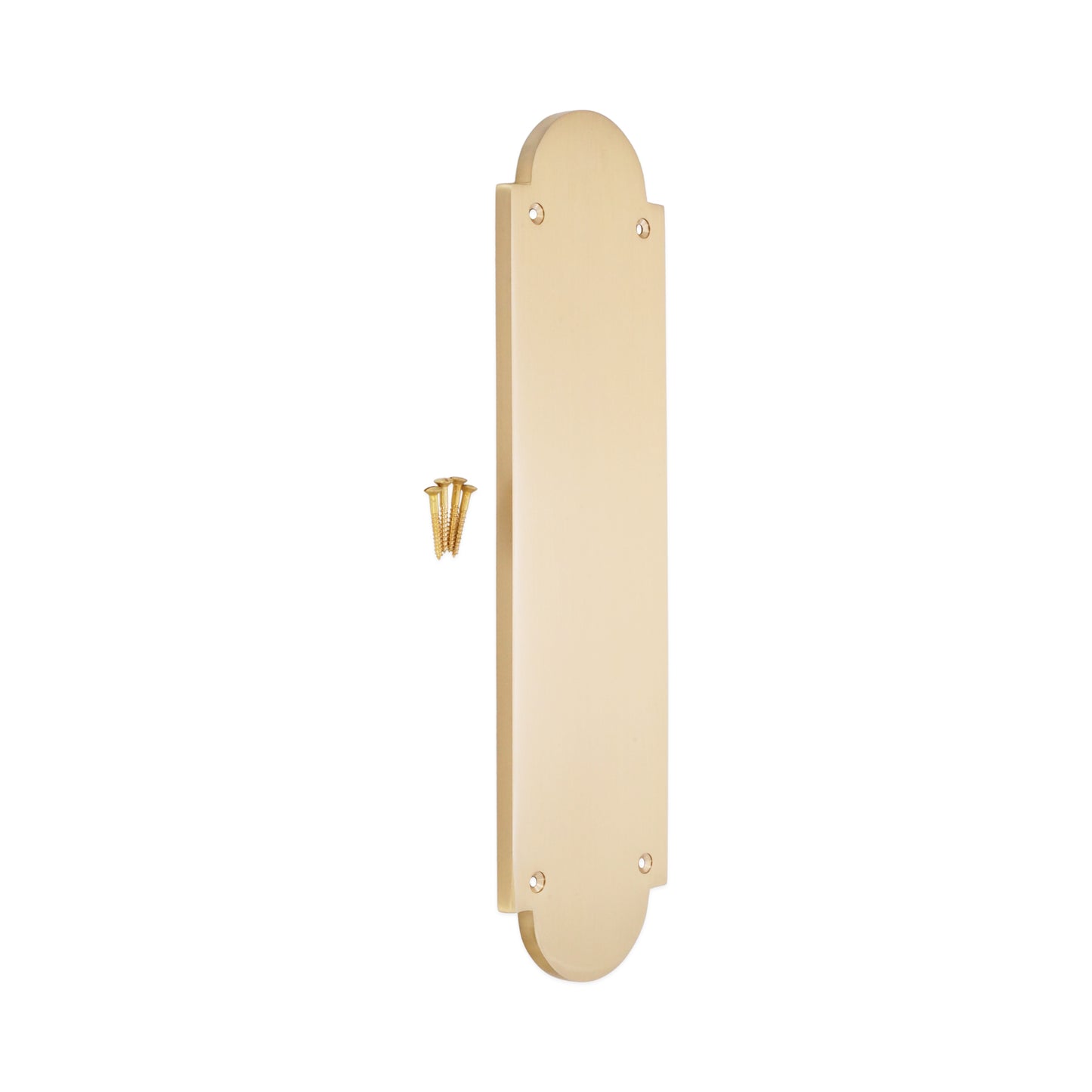 Victorian Door Finger Plate Satin Brass Home Decor