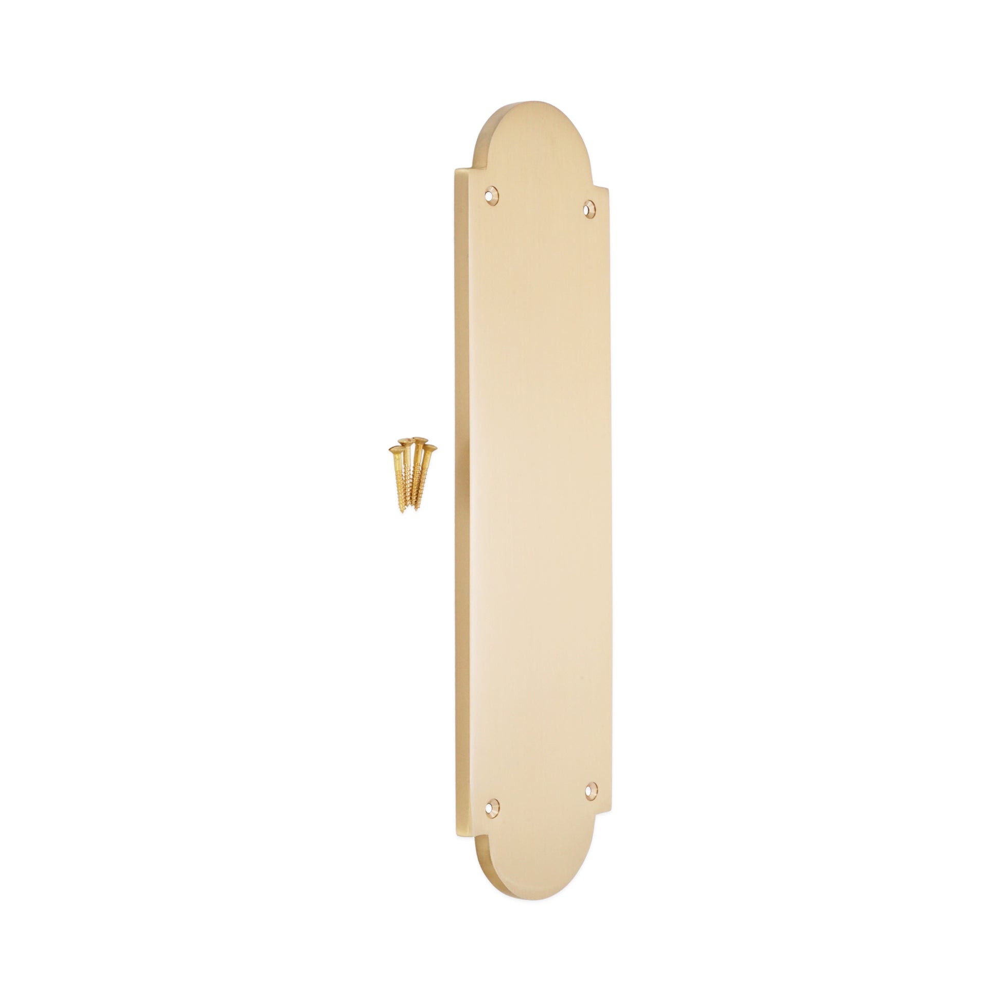 Victorian Door Finger Plate Satin Brass Home Decor