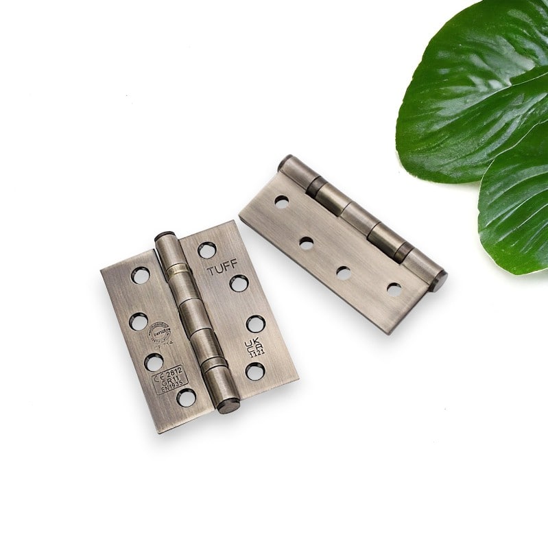 CE11 Mild Steel BB Butt Hinge - Antique Brass