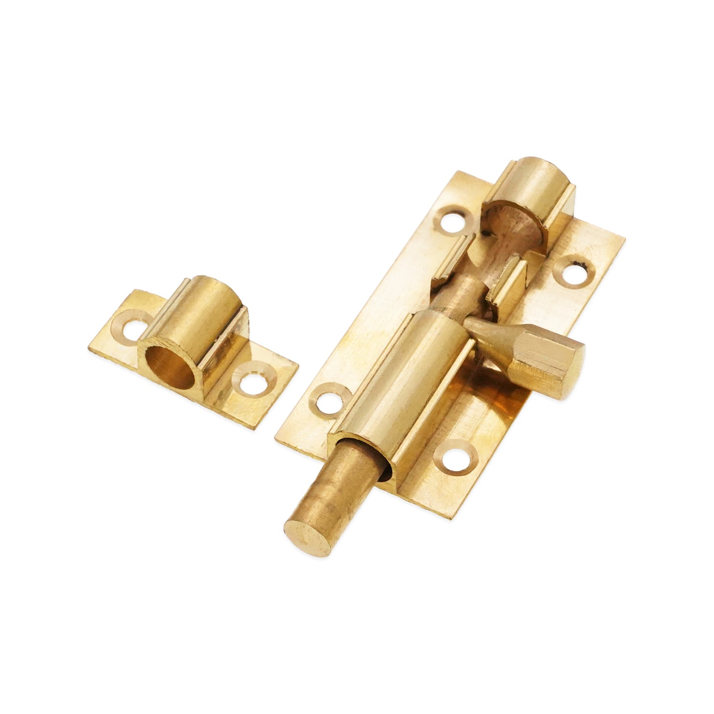 Polished Brass Barrel Bolt Home Decor