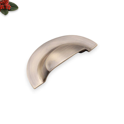 Slim Cup Handle Large Antique Brass