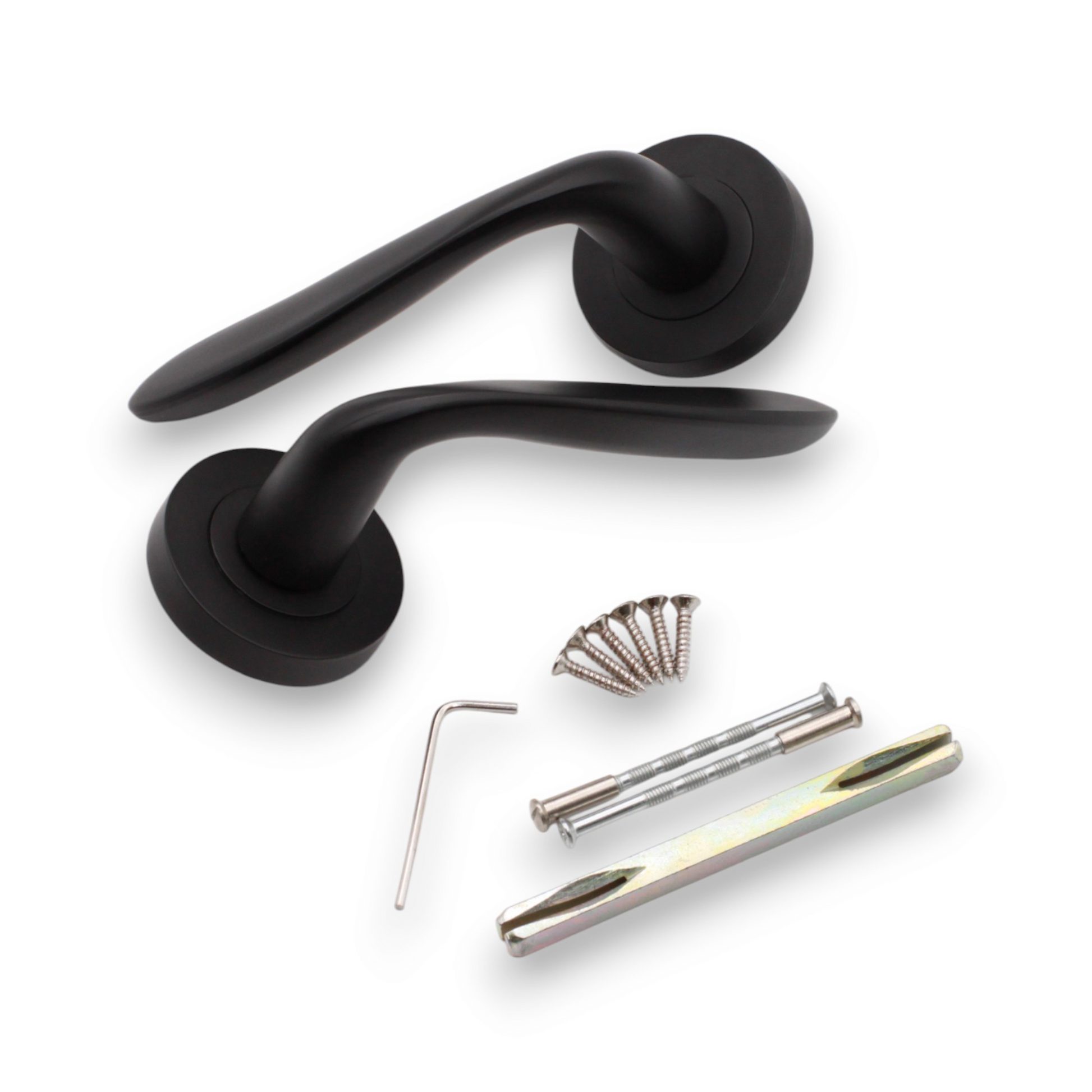 Lever on Rose Door Handle Home Decor