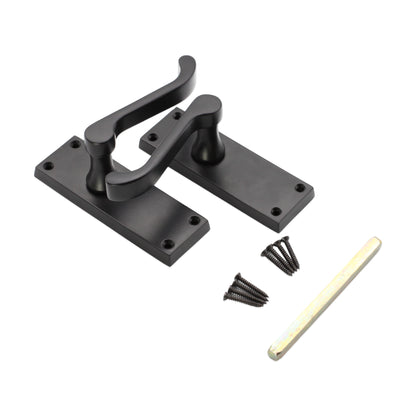 Lever on Backplate Door Handle Home Decor