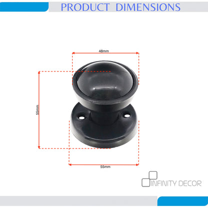 Black Rim Mortice Knob Door Knob Home Decor