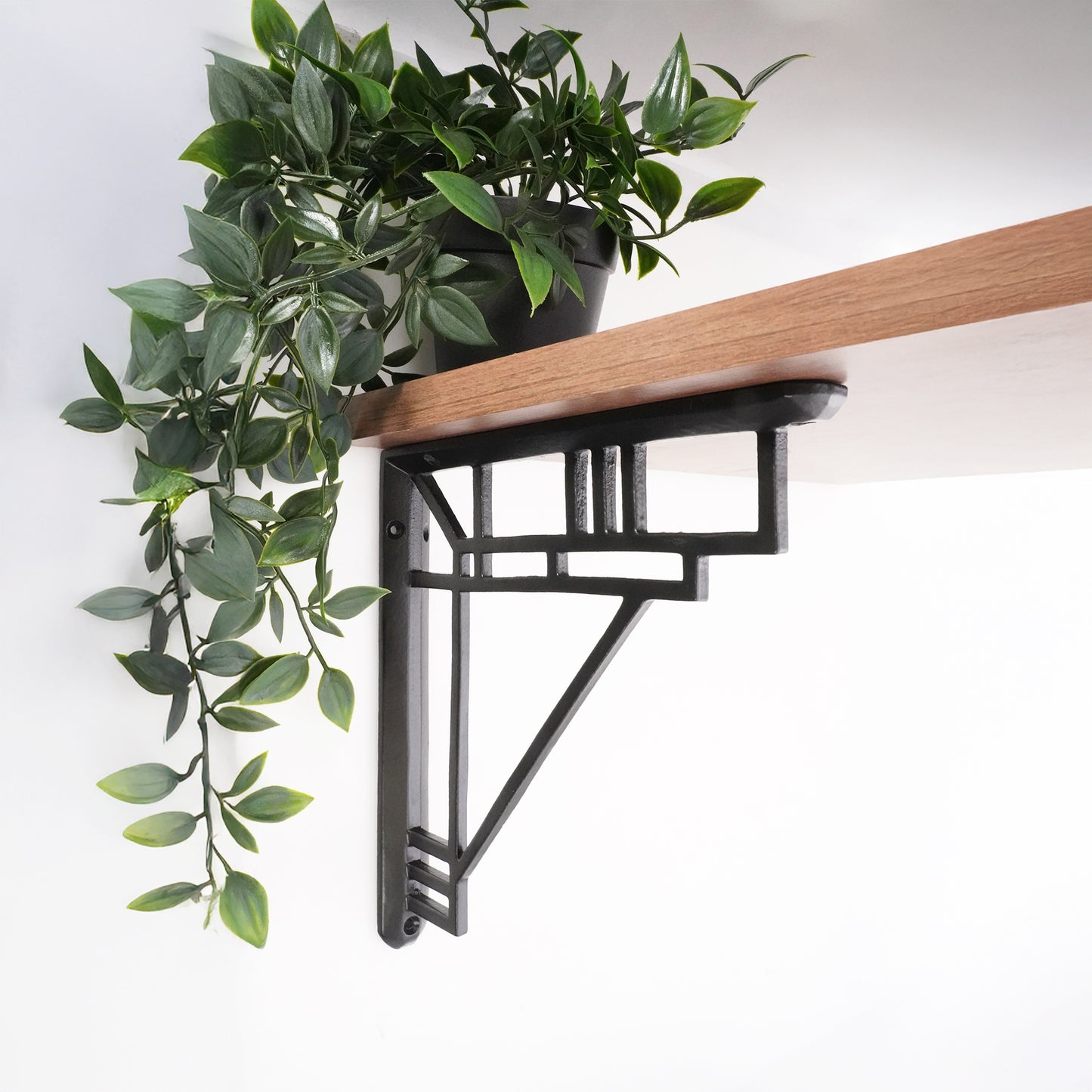 Art Deco Shelf Brackets Black