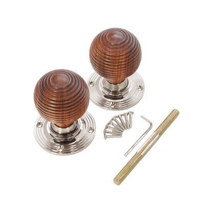 Rosewood Beehive Door Knob Home Decor