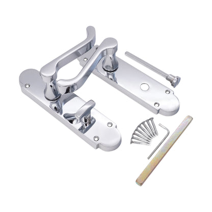 Polished Chrome Lever on Backplate Bathroom Home Decor  