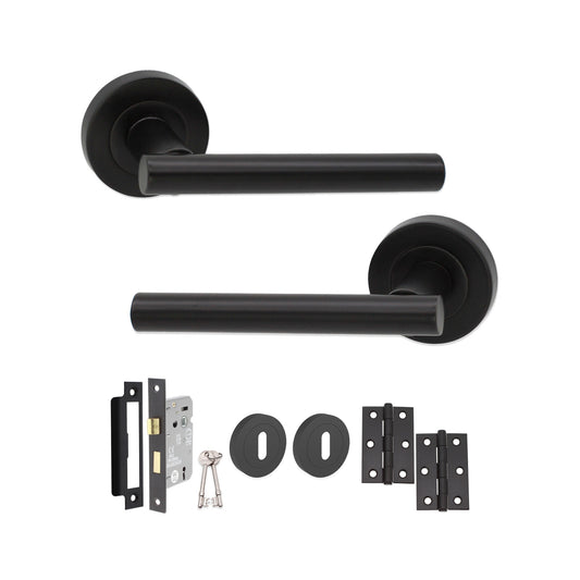 Jura Lever on Rose Matt Black Lock Pack