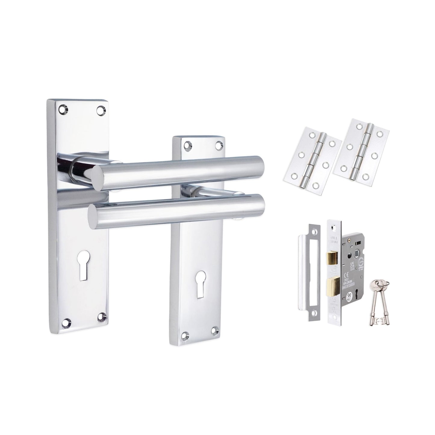 Lever on Backplate Lock Pack Home Decor