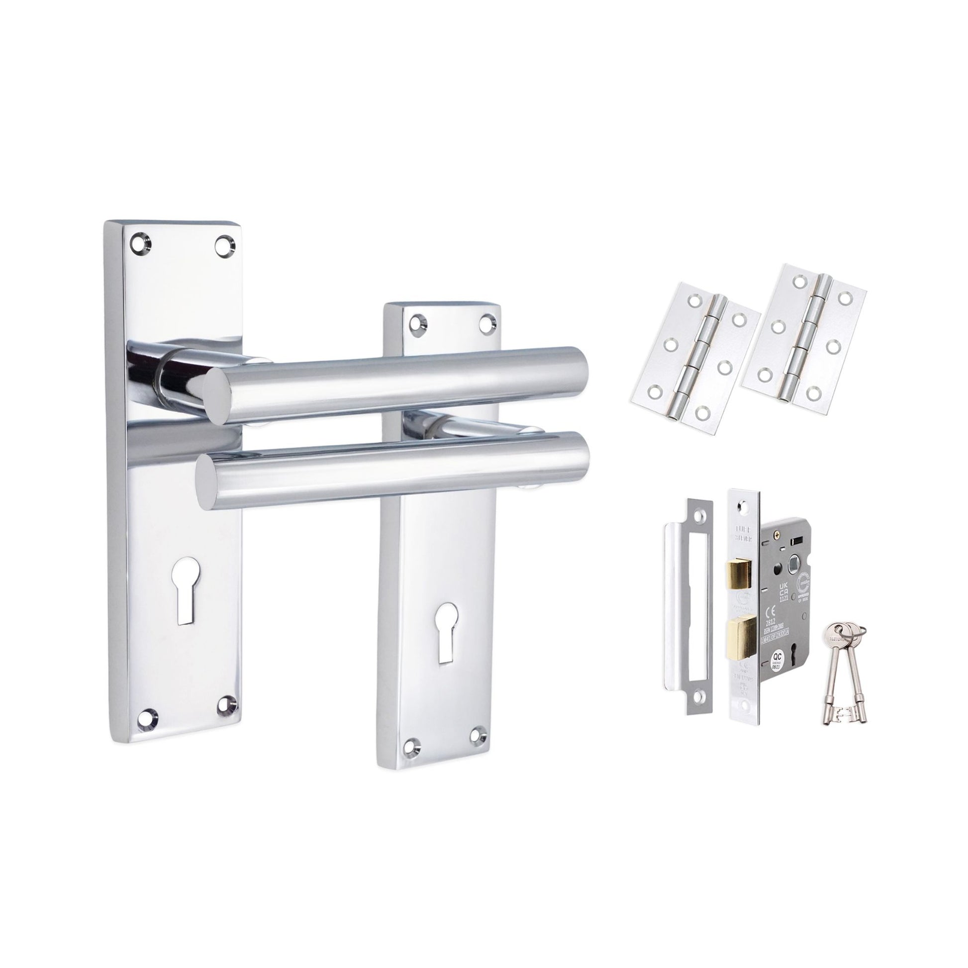 Lever on Backplate Lock Pack Home Decor