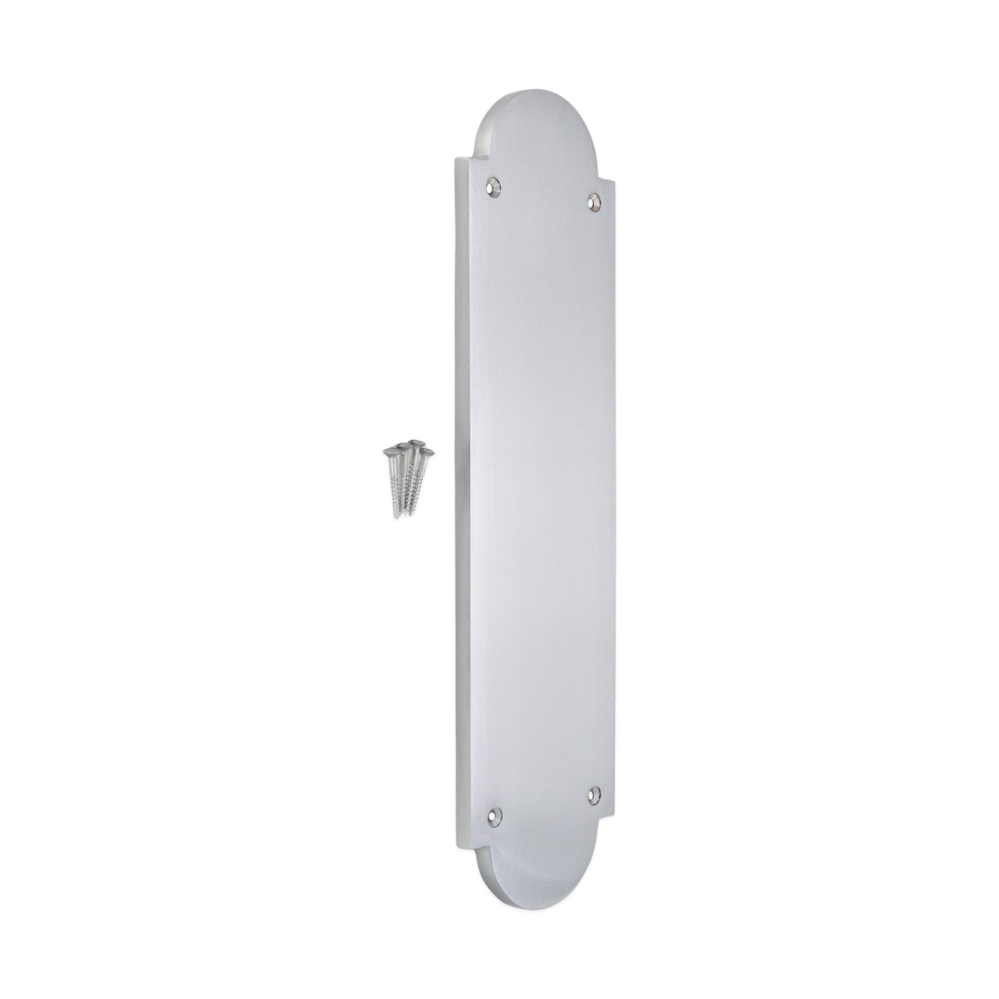 Victorian Door Finger Plate Satin Chrome Home Decor