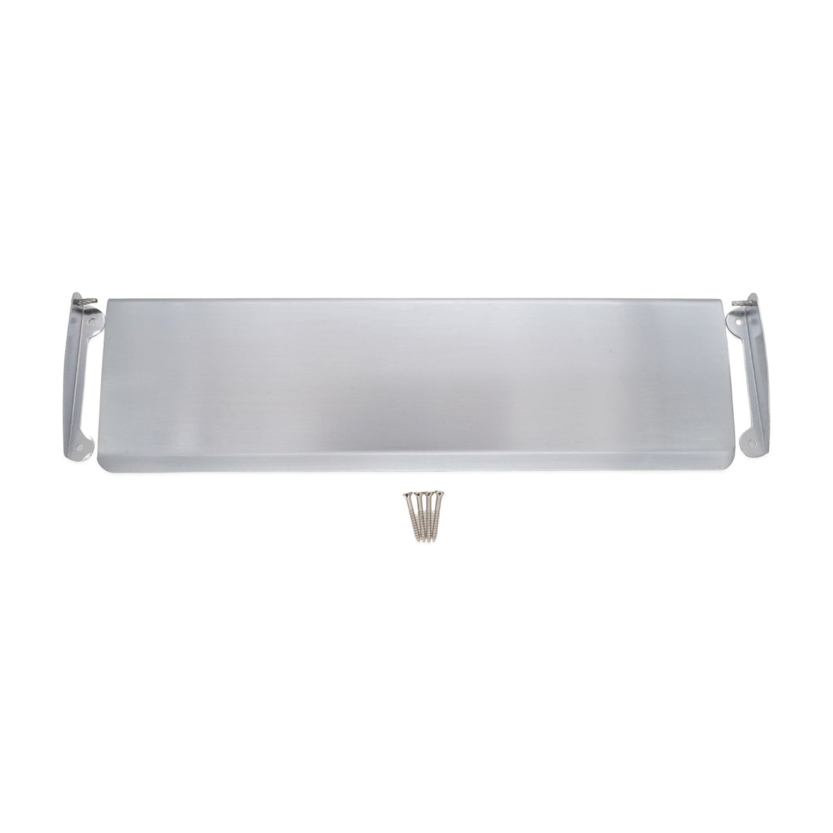 Tidy Flap Letter Plate Cover Satin Chrome Home Decor