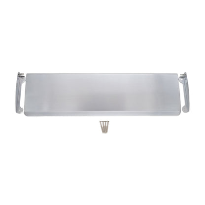 Tidy Flap Letter Plate Cover Satin Chrome Home Decor