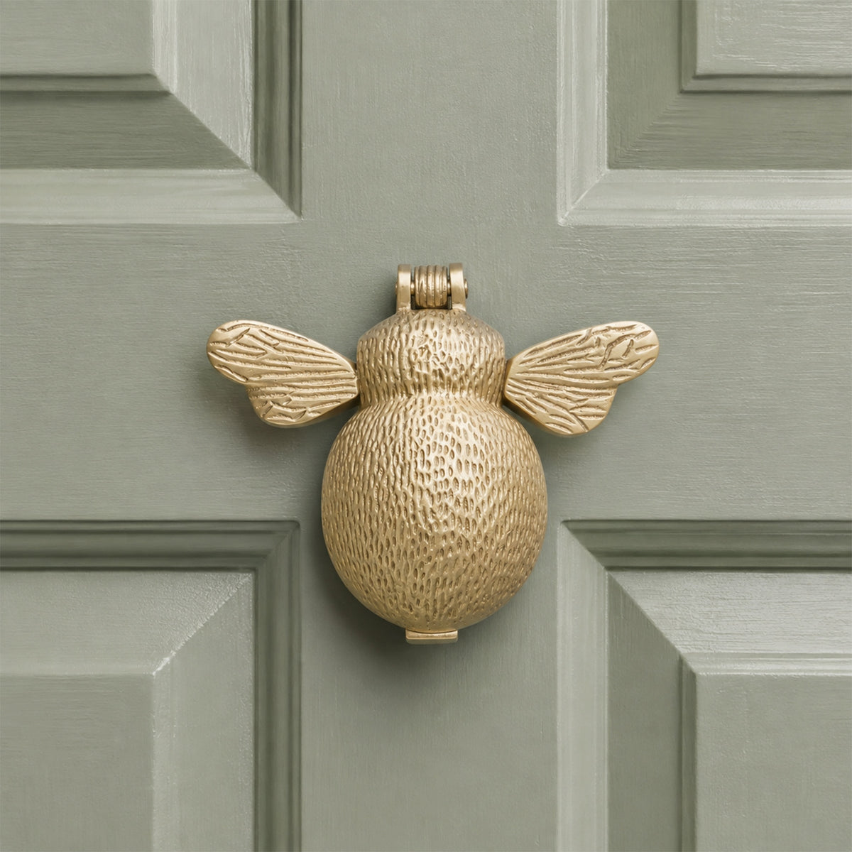 Satin Brass Bumble Bee Door Knocker Home Decor