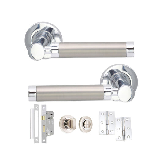 Zest Lever on Rose Zweifarbiges Badezimmer-Set