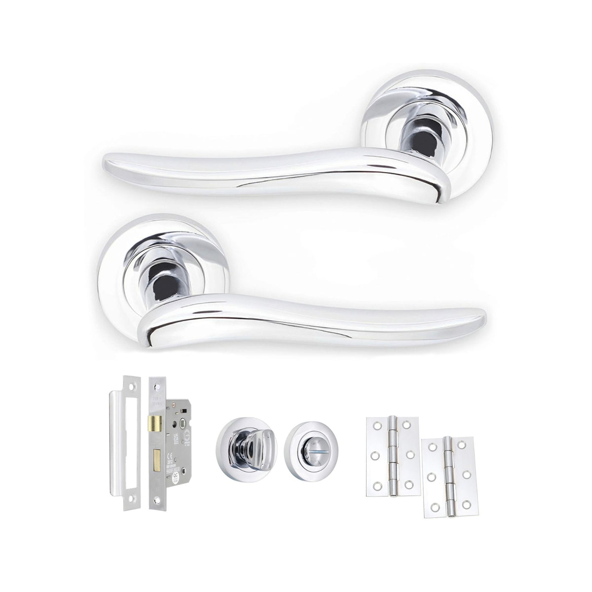 Lever Door Handle Bathroom Pack Home Decor