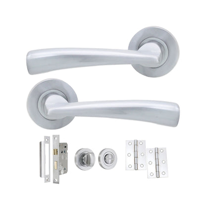 Lever on Rose Bath Pack Home Decor