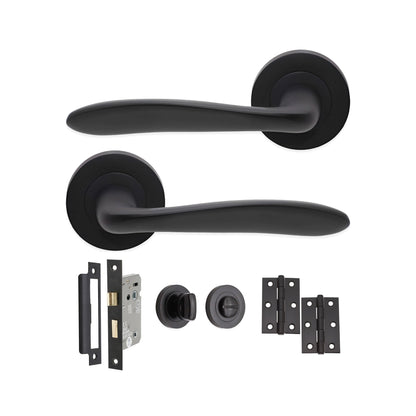 Lever on Rose Bath Pack Home Decor