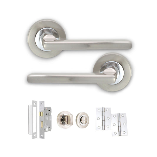 Drox Lever on Rose Dual Tone Bath Pack
