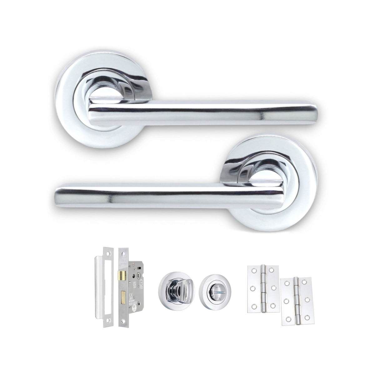 Lever on Rose Bath Pack Home Decor