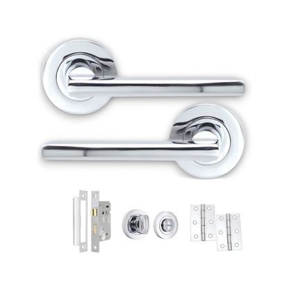 Lever on Rose Bath Pack Home Decor