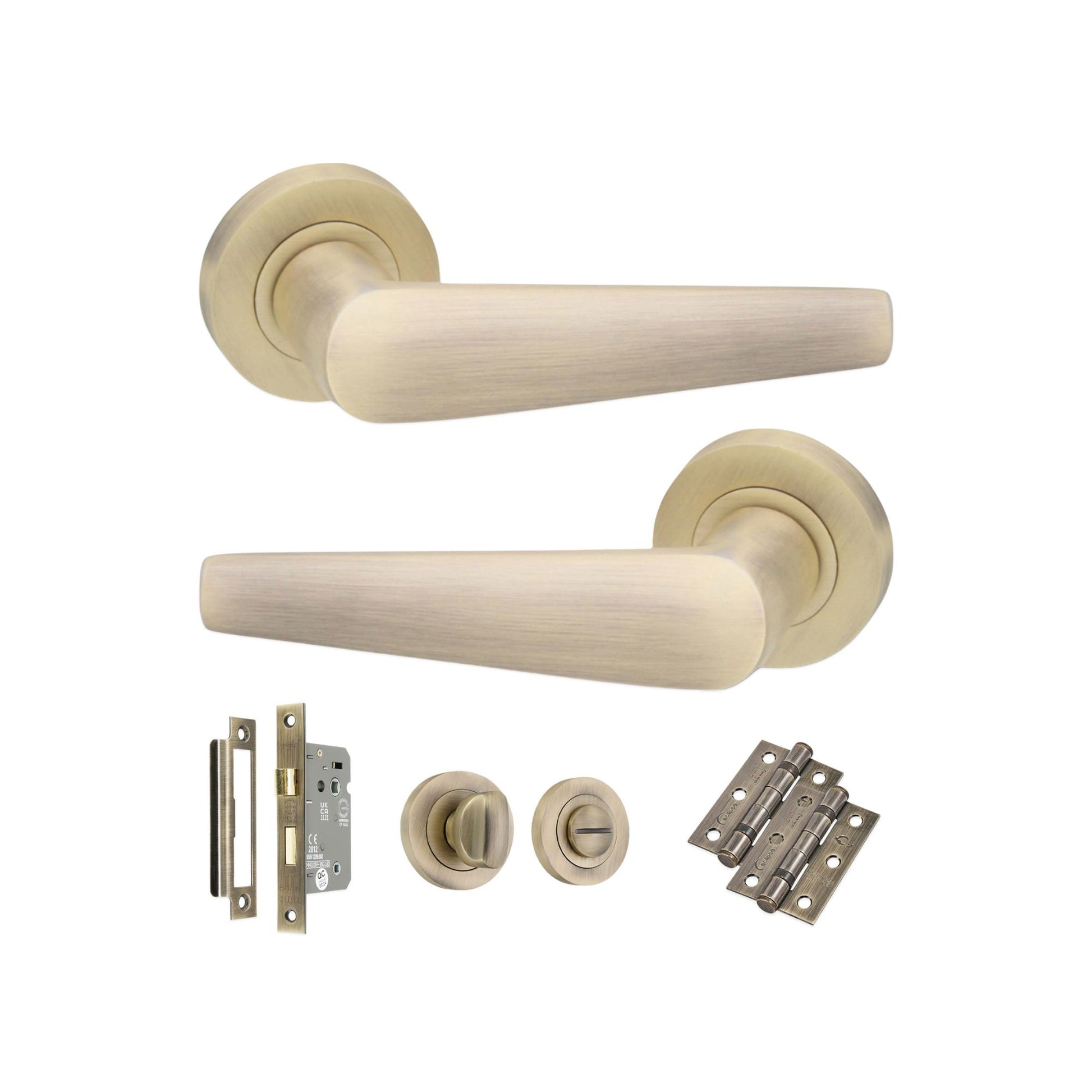 Lever on Rose Bath Pack Home Decor