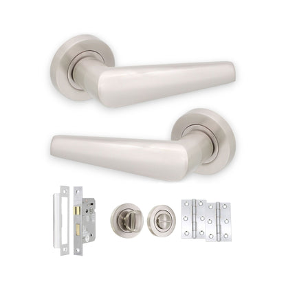 Lever on Rose Bath Pack Home Decor