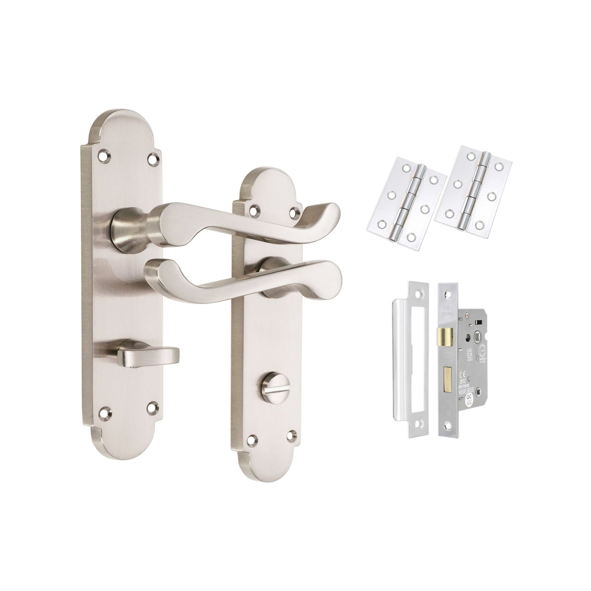 Lever on Backplate Bath Pack Home Decor