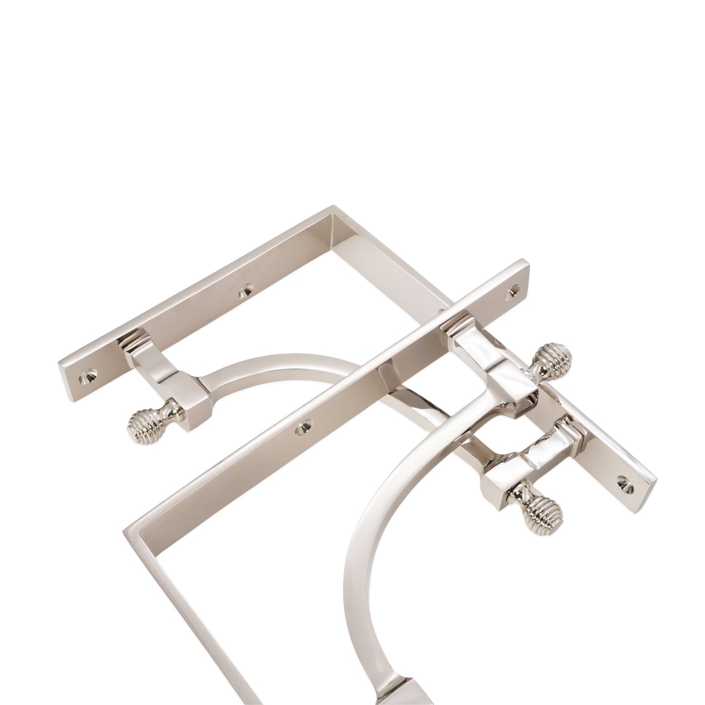 Beehive Large Shelf Bracket Polished Nickel