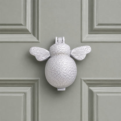 Satin Chrome Bumble Bee Door Knocker Home Decor