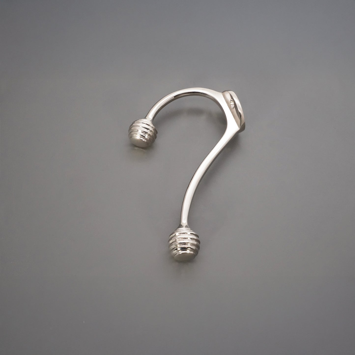 Beehive Twin Coat Hook Polished Nickel