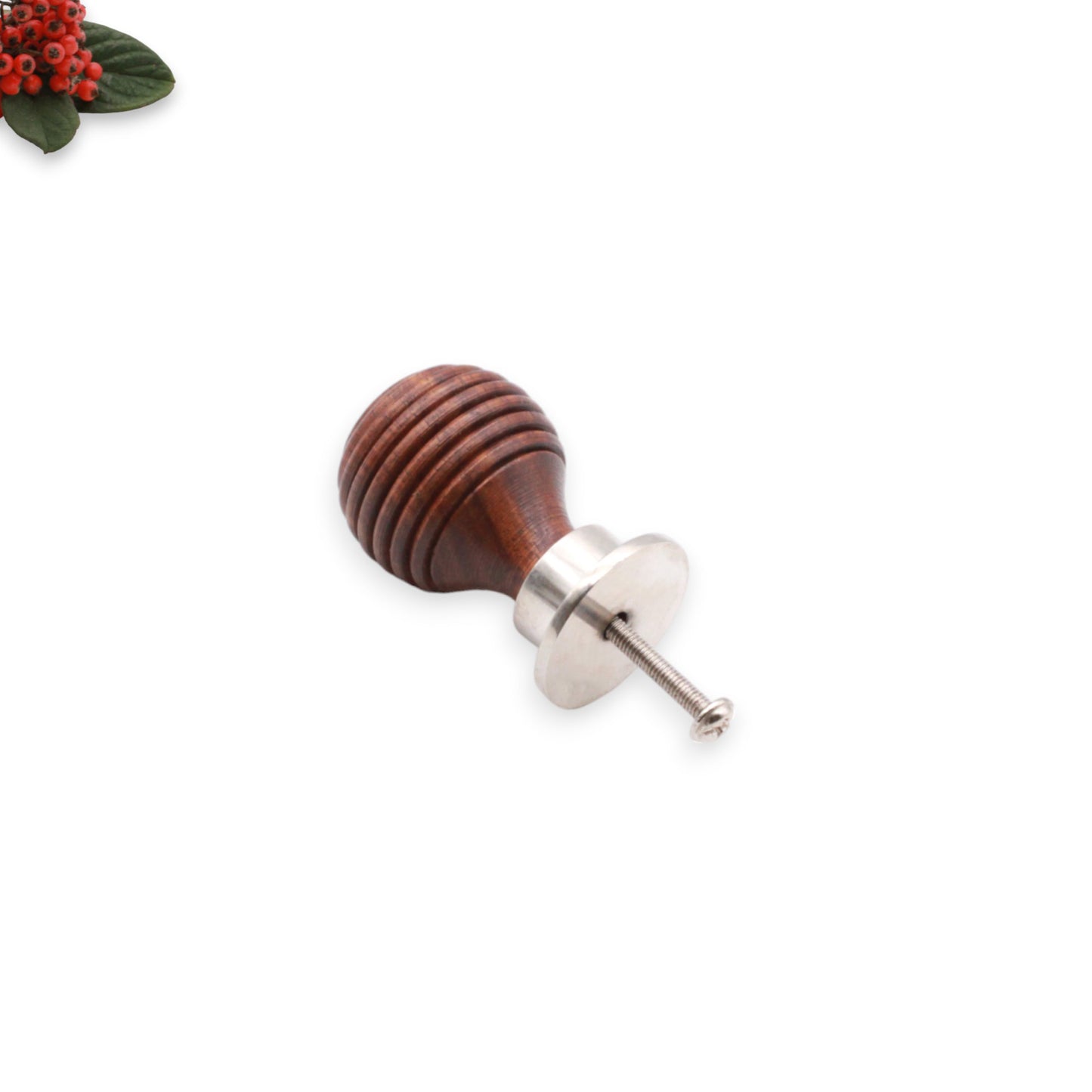 Rosewood Preston Small Cupboard Knob Polished Nickel