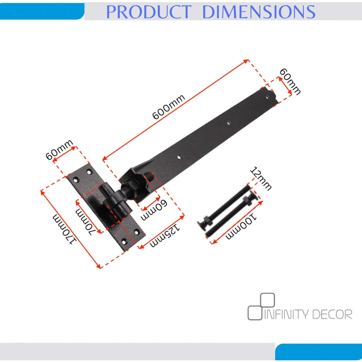 Adjustable Hook and Band Hinge Home Decor