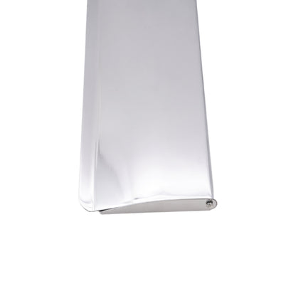 Tidy Flap Letter Plate Cover Polished Chrome Home Decor 