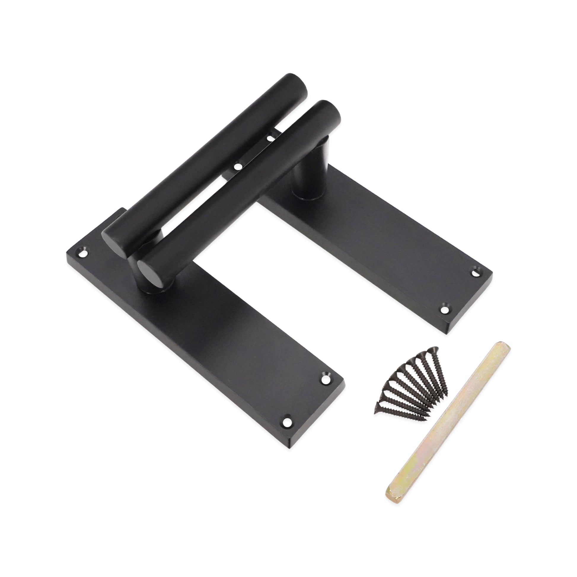 Lever on Backplate Door Handle Home Decor