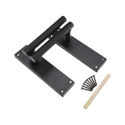 Lever on Backplate Door Handle Home Decor