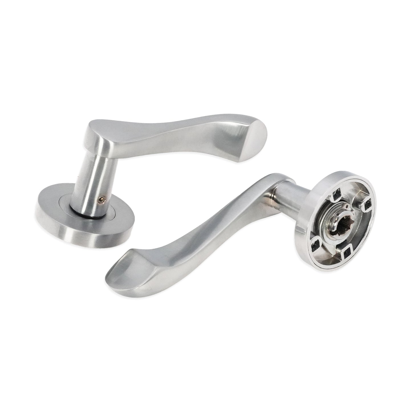 Camila Lever on Rose Satin Chrome Bathroom Pack