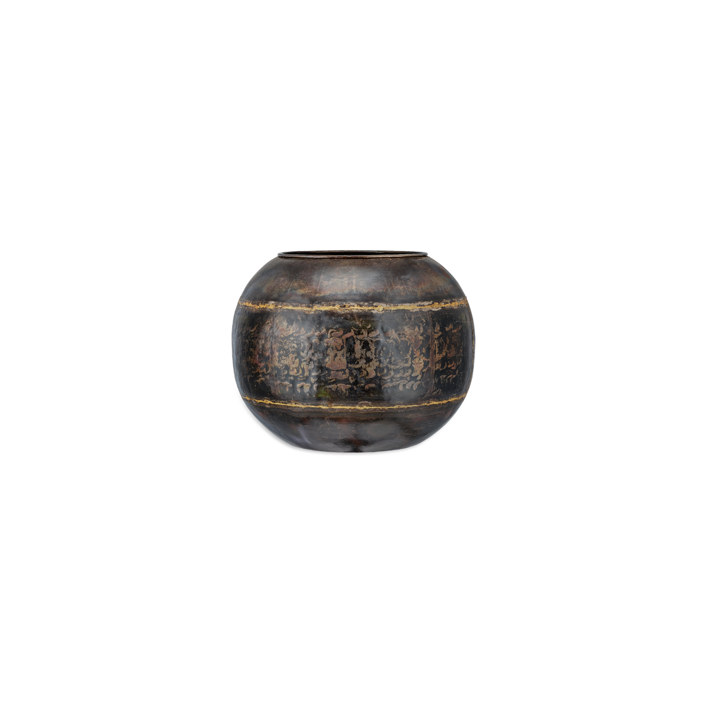 Endo Reclaimed Iron Globe Planter
