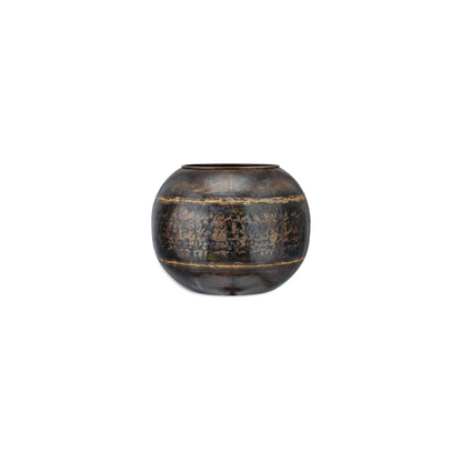 Endo Reclaimed Iron Globe Planter