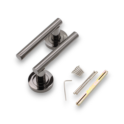 Jura Lever Door Handle Black Nickel